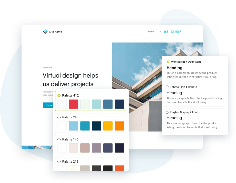 virtual design options screenshot